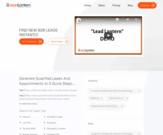 Leadlantern.io(B2B Database And Prospecting Tool) Screenshot