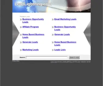 Leadlightning.com(Leadlightning) Screenshot