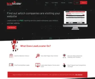 Leadlocater.com(FREE Website Tracking Service) Screenshot