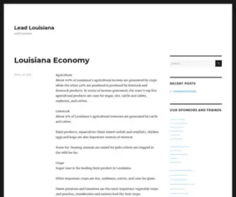 Leadlouisiana.net(Lead Louisiana) Screenshot