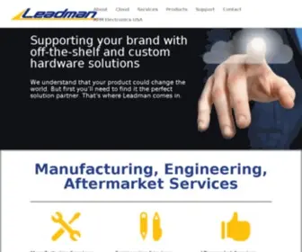 Leadman.com(Leadman Electronics USA) Screenshot