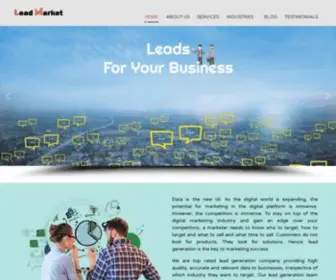 Leadmarket.co.in(Lead Market) Screenshot
