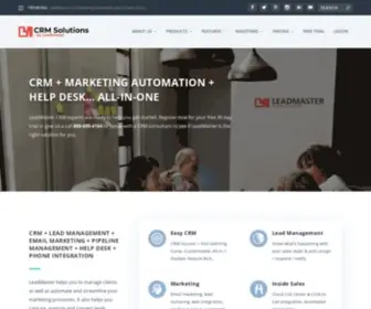 Leadmastercrm.com(LeadMaster CRM) Screenshot