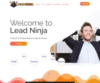 Leadninja.net(Online Arbitrage Leads Delivered Daily (Dropshipping)) Screenshot