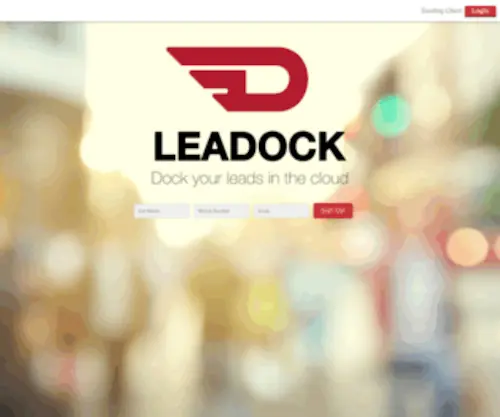 Leadock.com(Dock your leads in the cloud) Screenshot