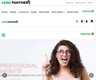Leadpanther.com(Top Website Designing Company Noida) Screenshot