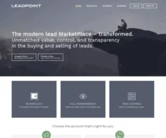 Leadpoint.com(Performance Advertising Platform) Screenshot