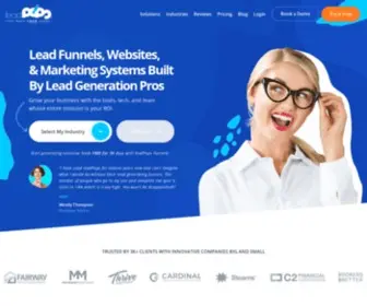 Leadpops.com(Marketing for Mortgage) Screenshot