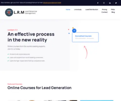 Leadresponsemanagement.org(Lead Response Management) Screenshot