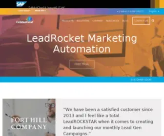 Leadrocket.com(Marketing Automation Software) Screenshot