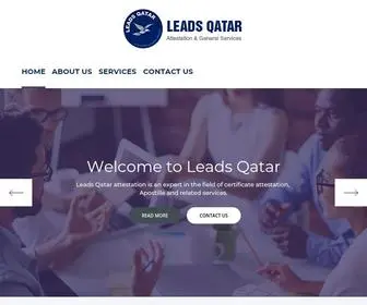 Leads-Qatar.com(Leads) Screenshot