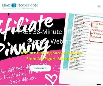 Leads2Income.com(Leads2Income) Screenshot