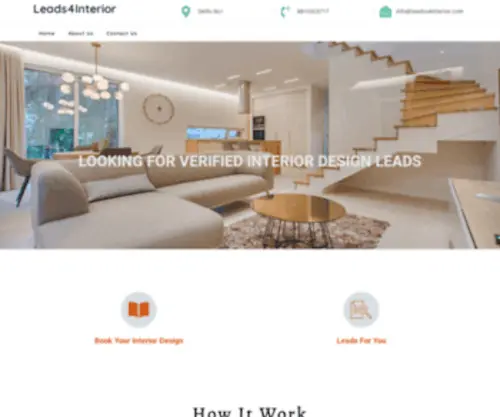 Leads4Interior.com(Home) Screenshot