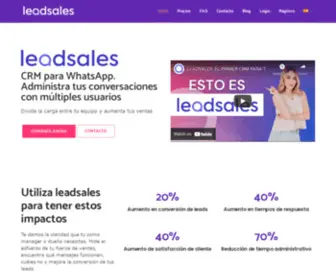 Leadsales.io(CRM para WhatsApp Facebook & Instagram) Screenshot