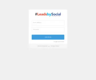 Leadsbysocial.com(LeadsBySocial) Screenshot