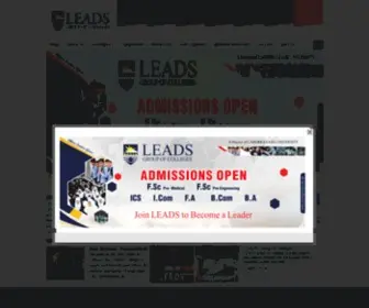 Leadscolleges.com.pk(Leads Group of Colleges) Screenshot