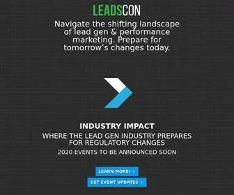 Leadscon.com(Navigate the Shifting Landscape of Lead Gen) Screenshot