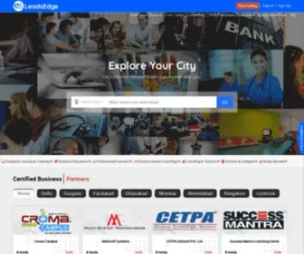 Leadsedge.com(India’s Largest Local Search Platform For Vendors & Customers) Screenshot