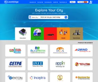 Leadsedge.in(Local search platform) Screenshot