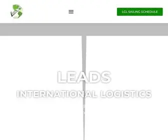 Leadsint-Logistics.com(LEADS INTERNATIONAL LOGISTICS) Screenshot