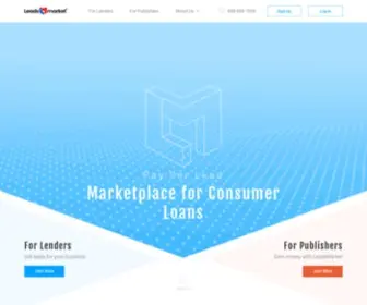 Leadsmarket.com(Pay Per Lead Affiliate Program) Screenshot