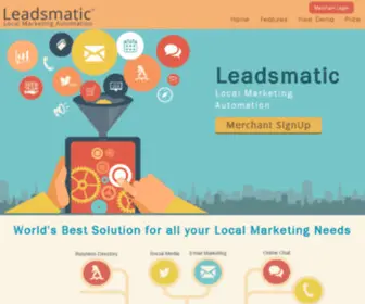 Leadsmatic.com(Marketing) Screenshot