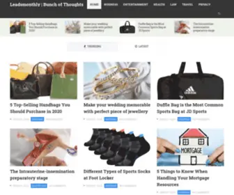 Leadsmonthly.com(Business Opportunity Leads Monthly) Screenshot