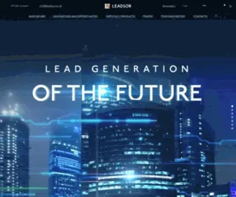 Leadsor.cz(Leadsor) Screenshot