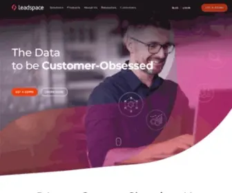 Leadspace.com(Customer Data Platform for B2B Sales and Marketing) Screenshot