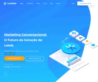 Leadster.com.br(Plataforma de Marketing Conversacional e Chatbot) Screenshot