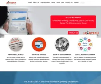 Leadtech.in(Best Political Consulting Firm in India) Screenshot