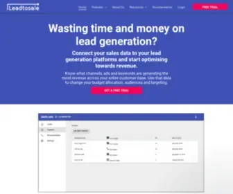 Leadto.sale(Conversion Tracking Automation Software) Screenshot