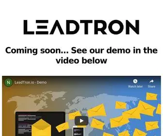 Leadtron.io(For your cold reach campaigns) Screenshot