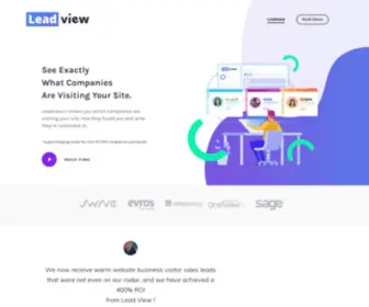 Leadview.io(Website Visitor Tracking Software) Screenshot