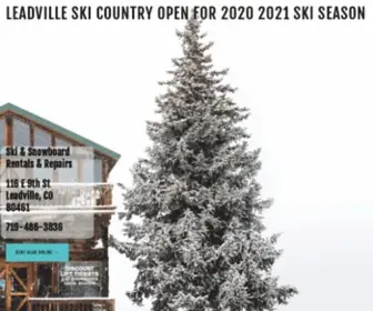 Leadvilleskicountry.com(Leadville Ski Country Open ForSki Season) Screenshot