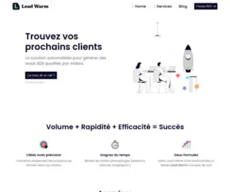 Leadwarm.com(Leadwarm) Screenshot