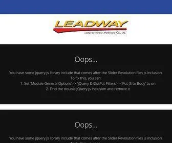 Leadwayheavy.com(Heavy Machine) Screenshot