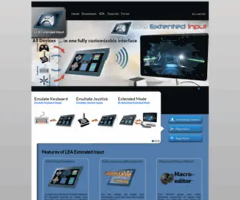 Leaextendedinput.com(LEA Extended Input) Screenshot