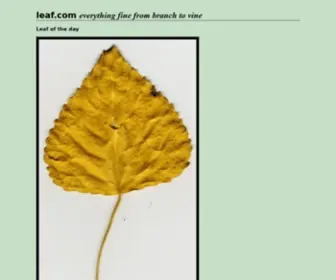 Leaf.com(Leaf) Screenshot