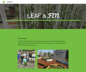 Leafandfin.com(Leaf & Fin) Screenshot