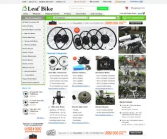 Leafbike.com(Electric bike motor) Screenshot
