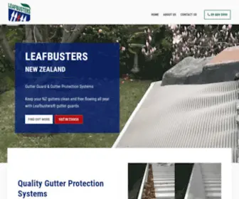 Leafbusters.co.nz(Leafbusters® Gutter Guard & Gutter Protection) Screenshot