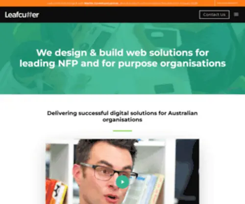 Leafcutter.com.au(Digital agency for non) Screenshot