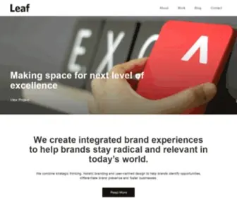 Leafdesign.in(Brand & Digital Design Company) Screenshot