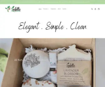 Leafelle.com(Natural Beauty Products) Screenshot