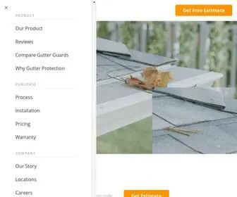 Leaffilter.com(LeafFilter Gutter Protection) Screenshot