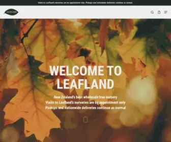 Leafland.co.nz(Leafland Wholesale Tree Nursery) Screenshot