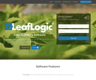 Leaflogic.net(LeafLogic®) Screenshot