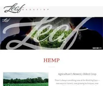 Leafmagazineca.com(LEAF Magazine California) Screenshot