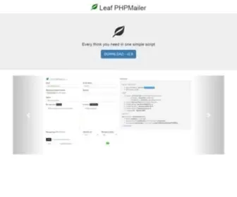 Leafmailer.pw(Leaf PHPMailer) Screenshot